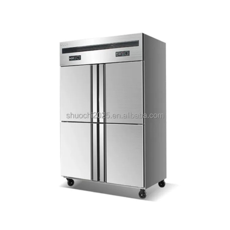Commercial Kitchen Door - Wysokiej jakości lodówka komercyjna czterodrzwiowa do