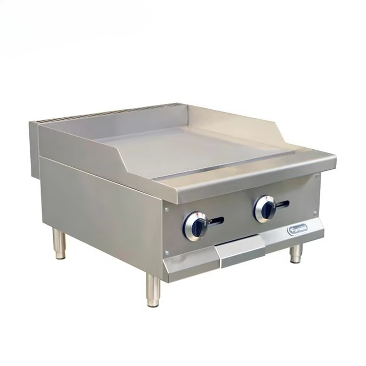 Commercial Kitchen Griddle - Płaska płyta grillowa gazowa 24'' do