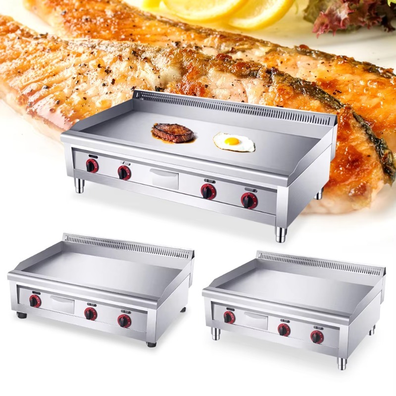 Commercial Kitchen Griddle - Profesjonalna elektryczna płyta grillowa do burgerów,