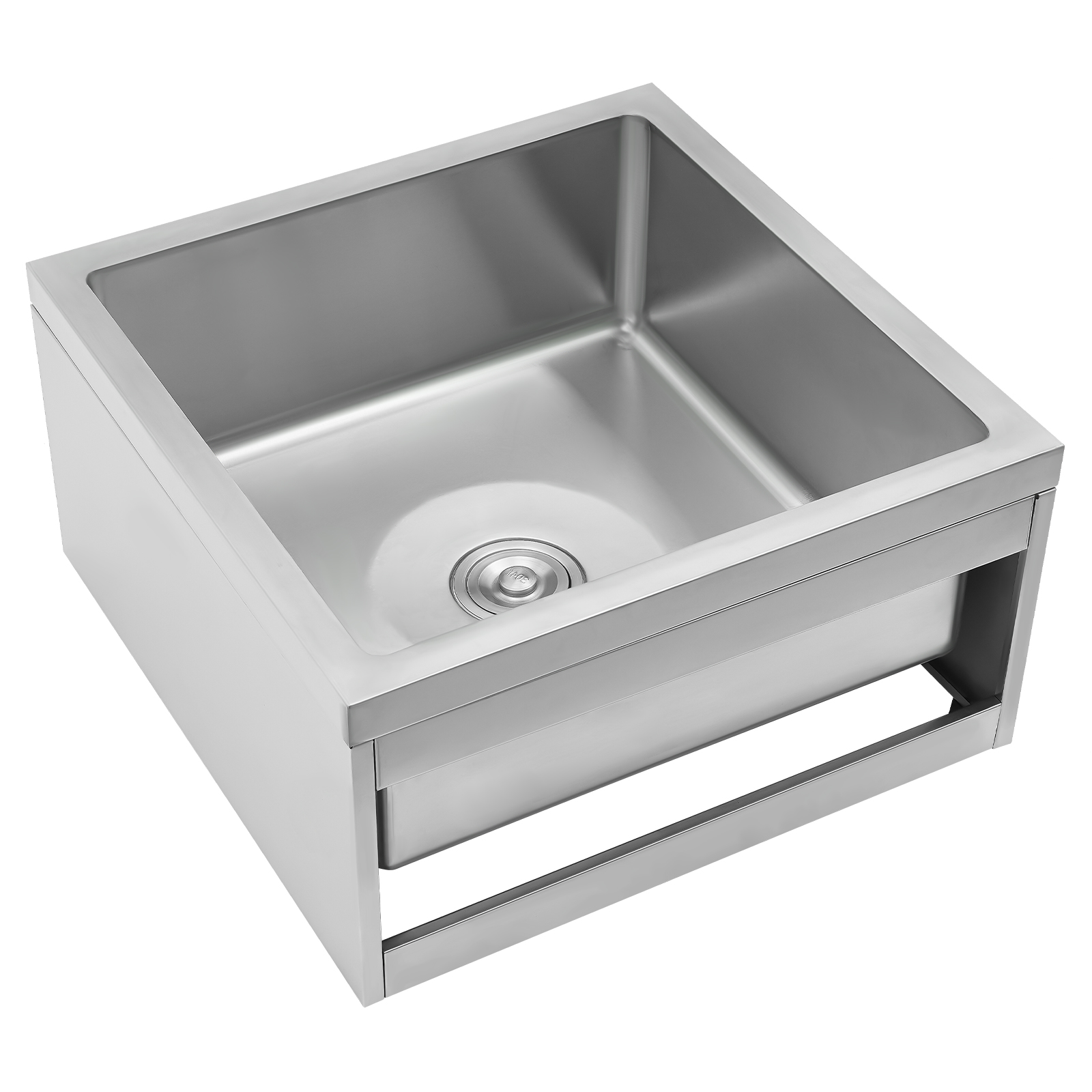 Commercial Kitchen Deep Cleaning - Zlewozmywak ze stali nierdzewnej do mopa,