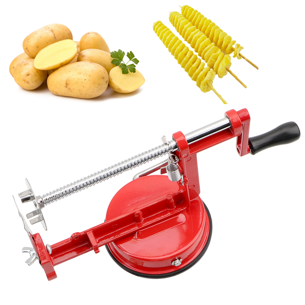 Commercial Potato Peeler - Ręczna spiralna krajalnica do frytek Narzędzia