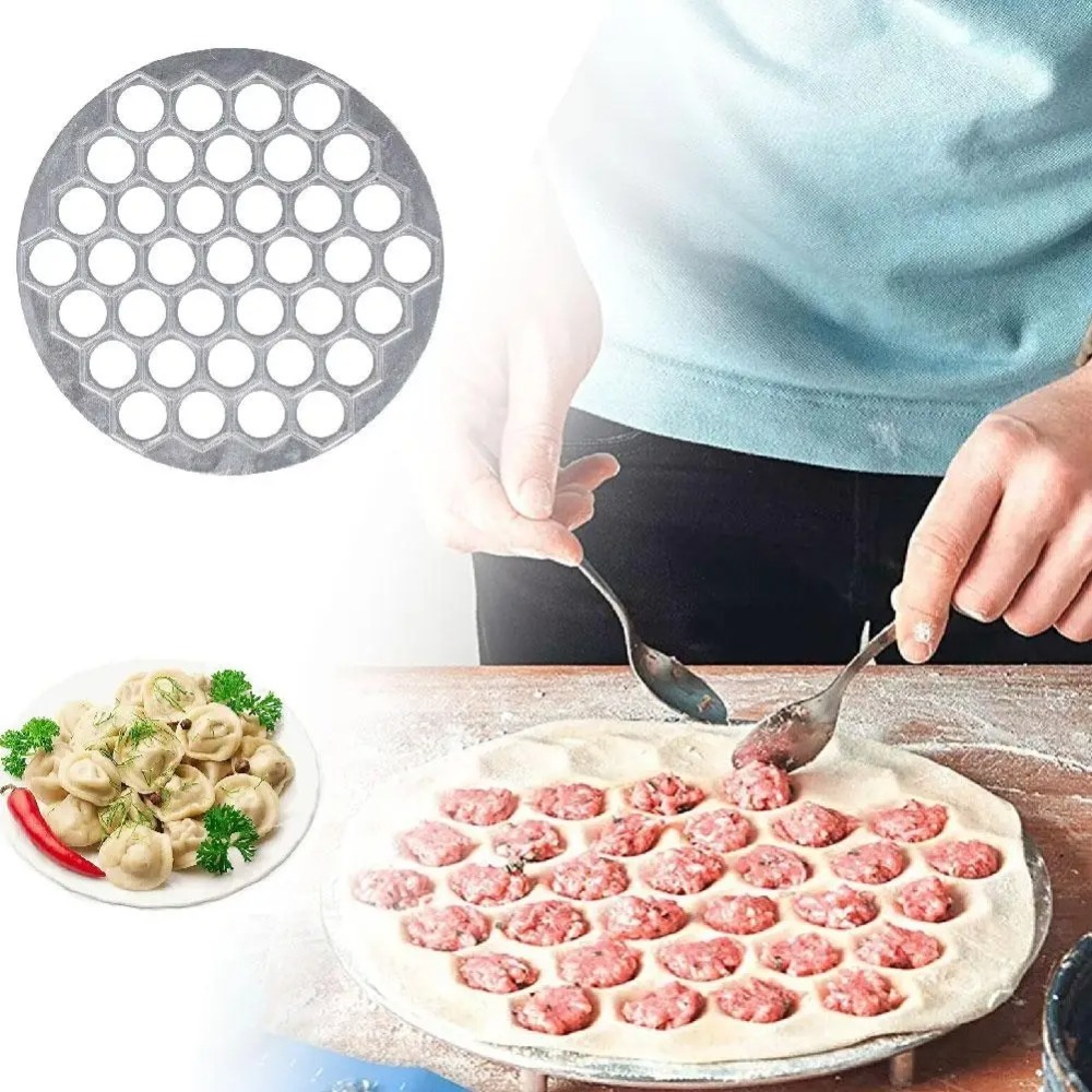 Commercial Kitchen Supplies - Przenośna Aluminiowa Forma do Pierogów 37