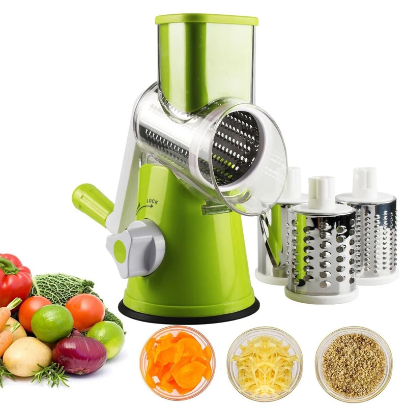 Commercial Potato Peeler - Ręczna obrotowa tarka do sera, krajalnica