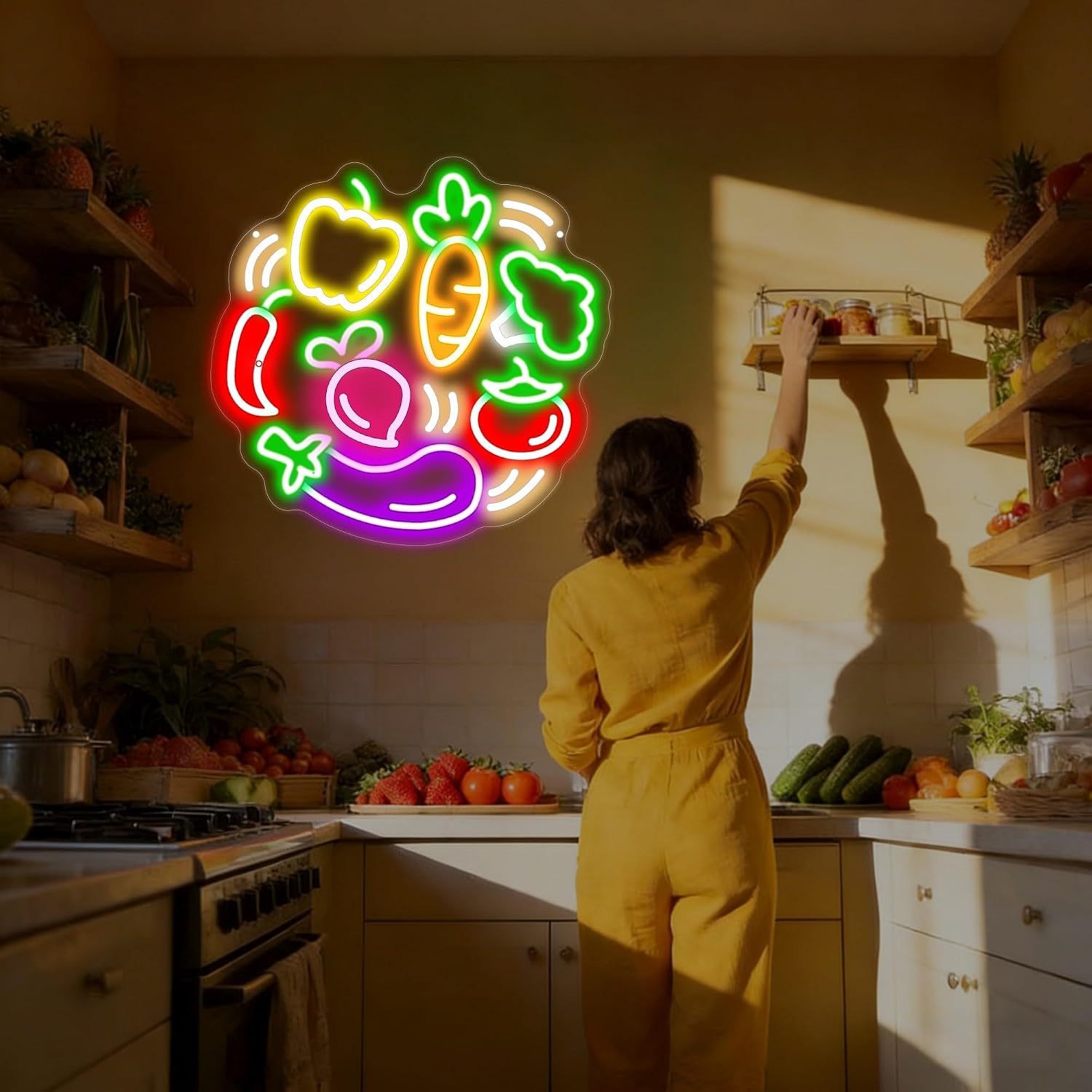 Znak LED Neonowy Warzywa, Lamp – Commercial Kitchen Store recenzja i cena