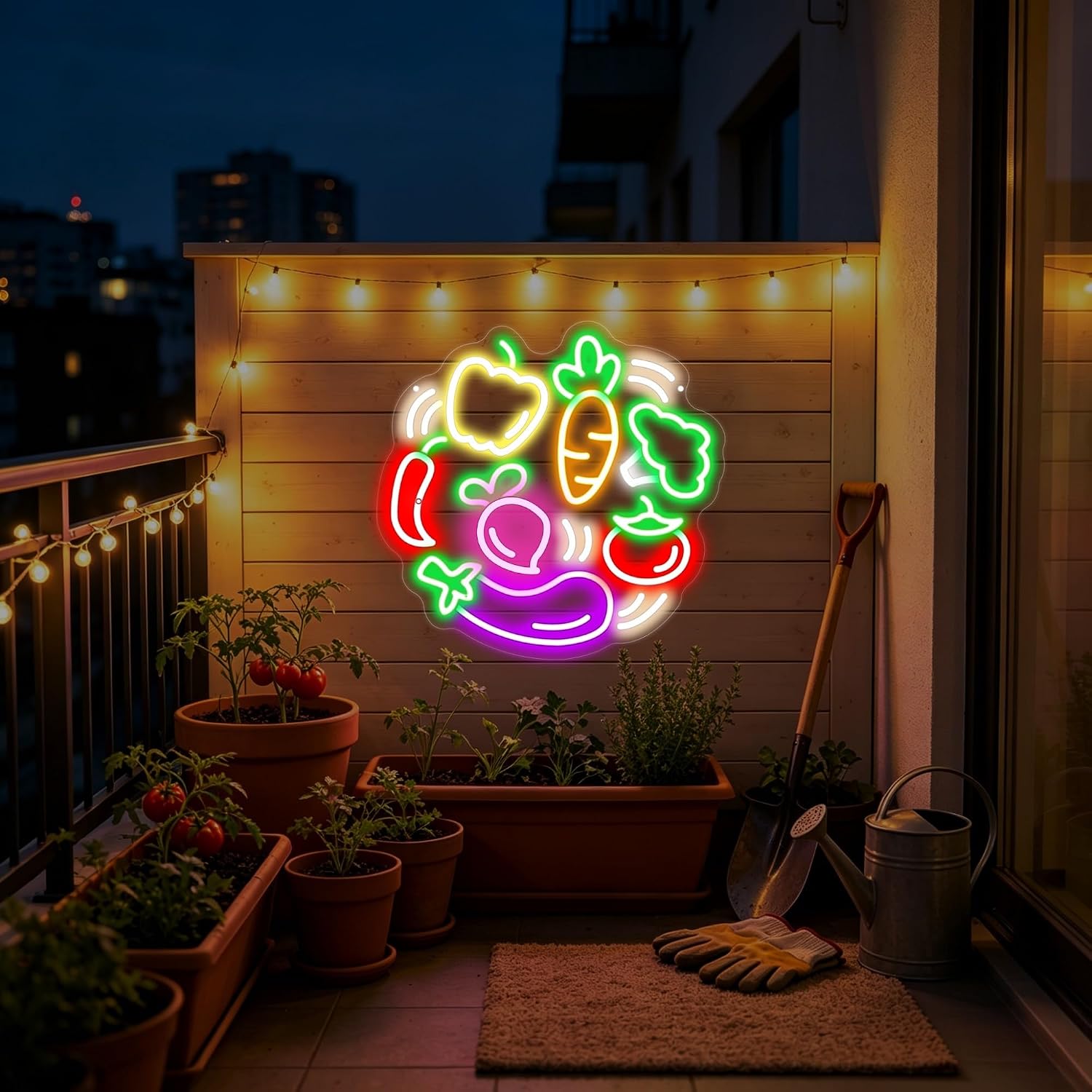 Znak LED Neonowy Warzywa, Lamp – Commercial Kitchen Store recenzja i cena