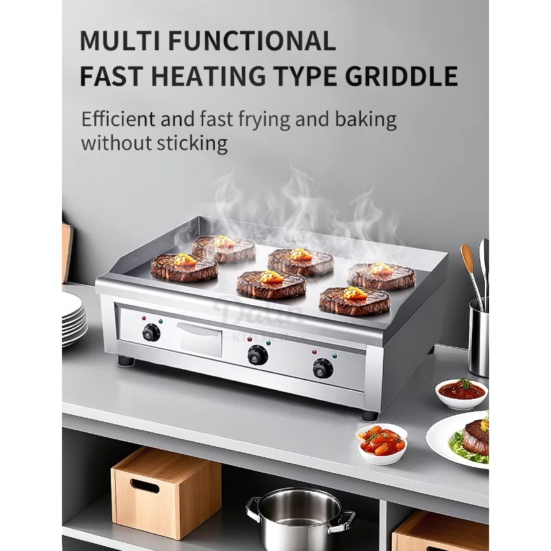 Profesjonalna elektryczna płyt – Commercial Kitchen Griddle recenzja i cena
