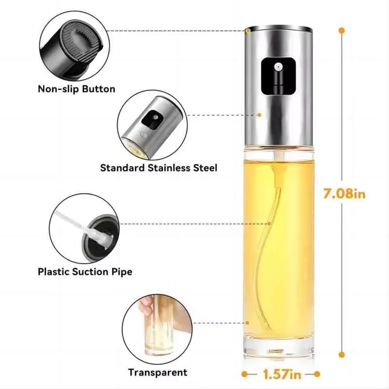 Szklany rozpylacz do oleju do  – Commercial Kitchen Sprayer recenzja i cena