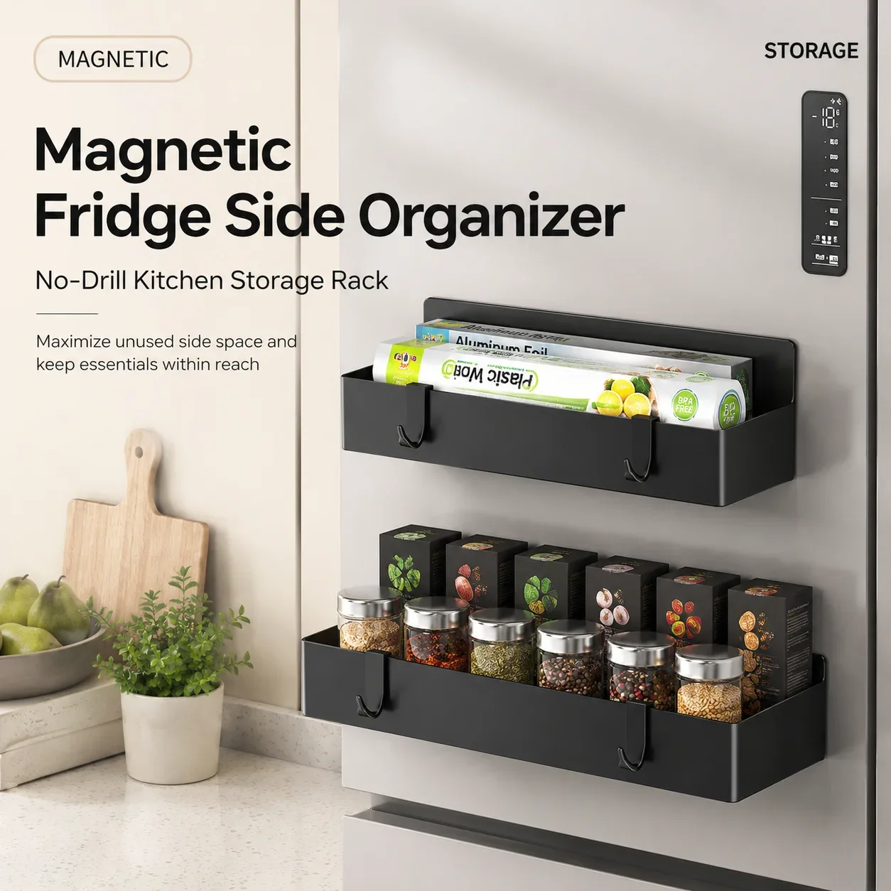Magnetyczny regał do przechowy – Commercial Kitchen Door recenzja i cena