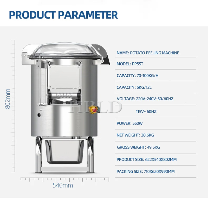 Elektryczna komercyjna maszyna – Commercial Potato Peeler recenzja i cena