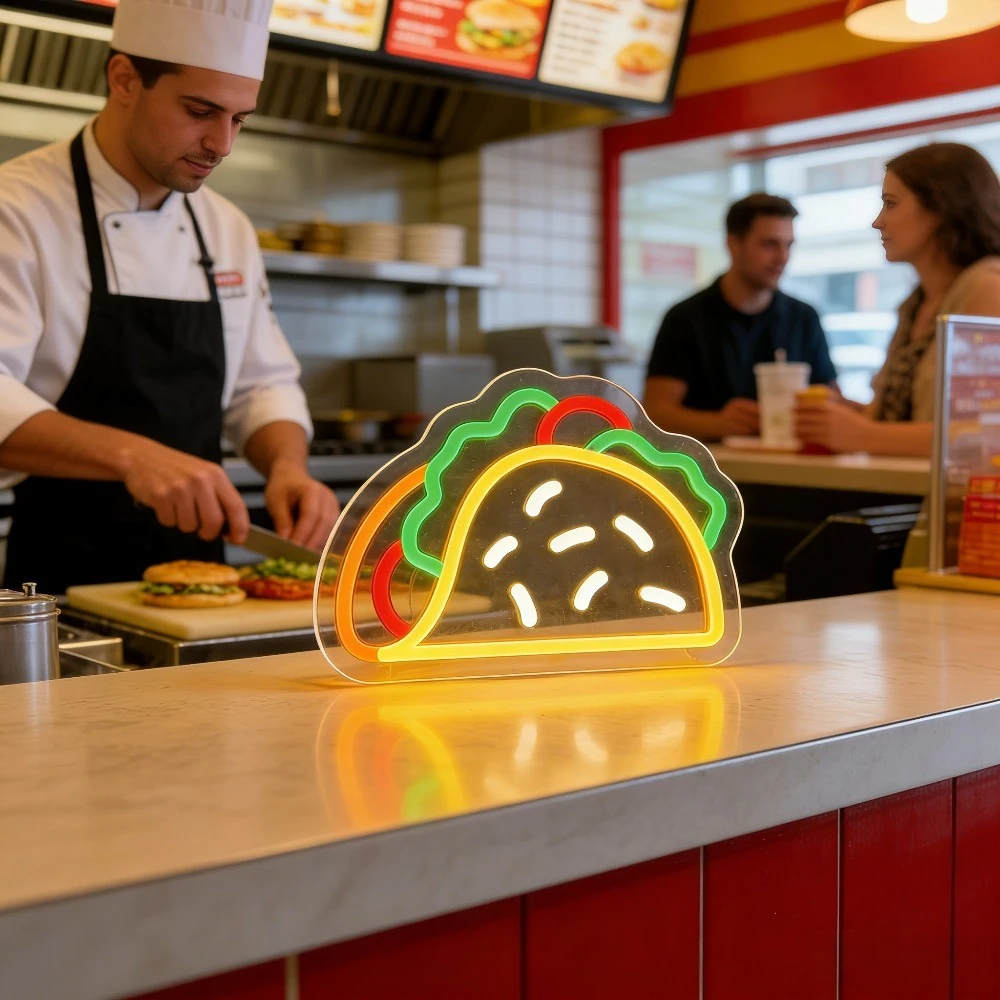 Neonowy znak LED w kształcie t – Commercial Kitchen Store recenzja i cena