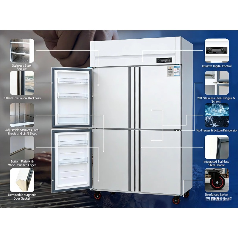 Komercyjna zamrażarka pionowa  – Commercial Kitchen Door recenzja i cena